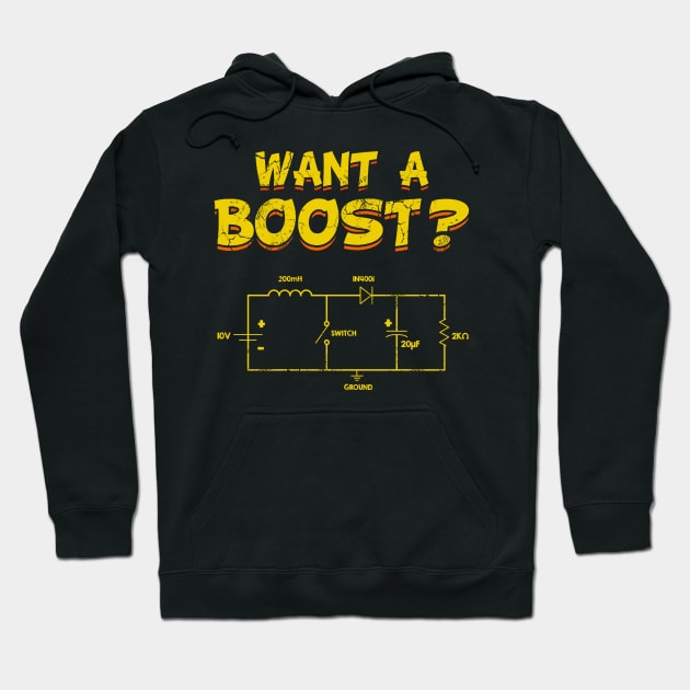 Electrical Engineering Want A Boost Engineer Hoodie by E